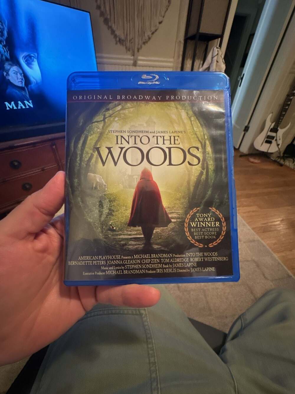 Into the Woods Original Broadway Production Stephen Sondheim (Blu-ray 1990) OOP